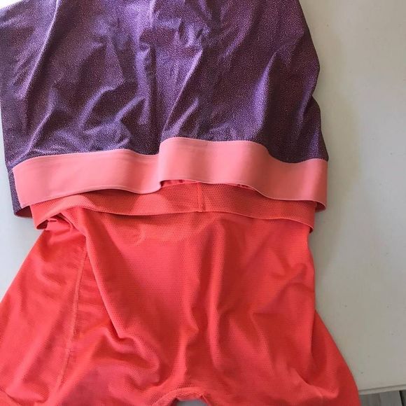 Lululemon lined hydrid swim athletic shorts jawstring elastic waistband large 3 - Picture 3 of 8